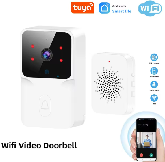 Timbre Inalambrico Exterior Camara Wifi